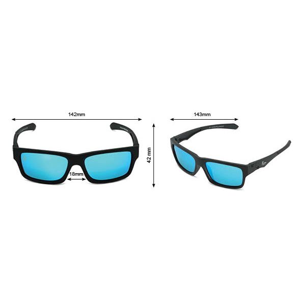 Archerph Matt Black-Blue Mirr Bild 4