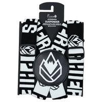 Dadspender Elastic Hosenträger Black White Bild 1