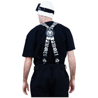 Dadspender Elastic Hosenträger Black White Bild 4