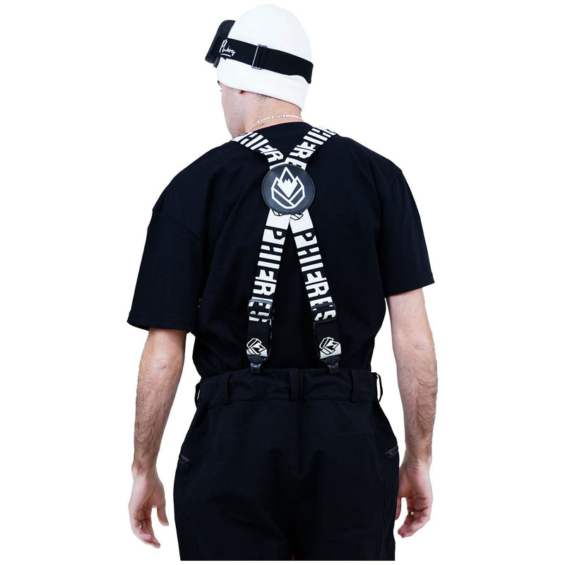 Dadspender Elastic Hosenträger Black White Bild 4