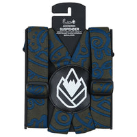 Dadspender Elastic Hosenträger Earth Bird Pattern Bild 1