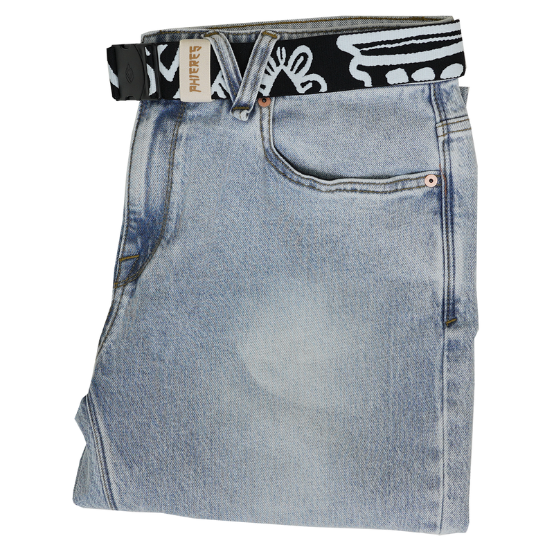 Dadsphelt Elastic BW Bird Pattern Bild 2